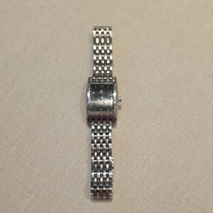 Cyma Silver Rectangular Link Bracelet Watch